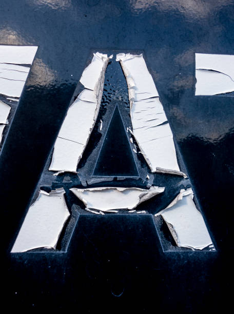 istock Written Wording in Distressed State Typography Found Letter A 1140609650