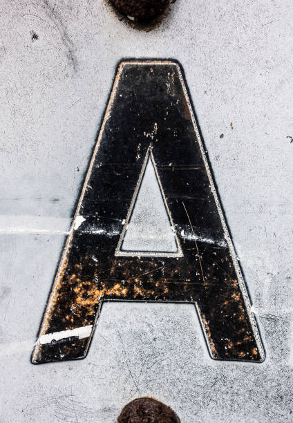 istock Written Wording in Distressed State Typography Found Letter A 1140609915