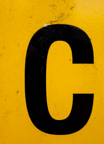 istock Written Wording in Distressed State Typography Found Letter C 1140610475