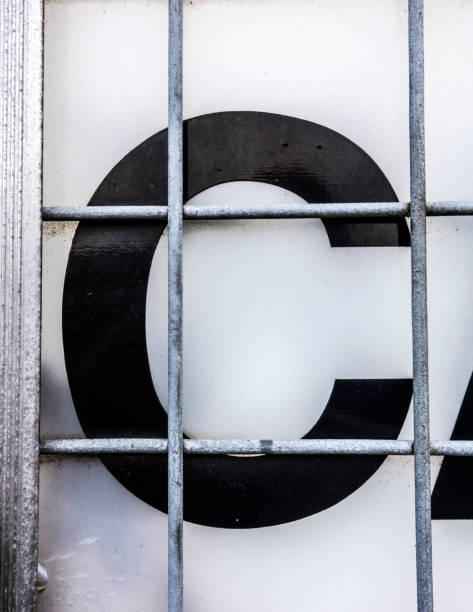 istock Written Wording in Distressed State Typography Found Letter C 1140611106