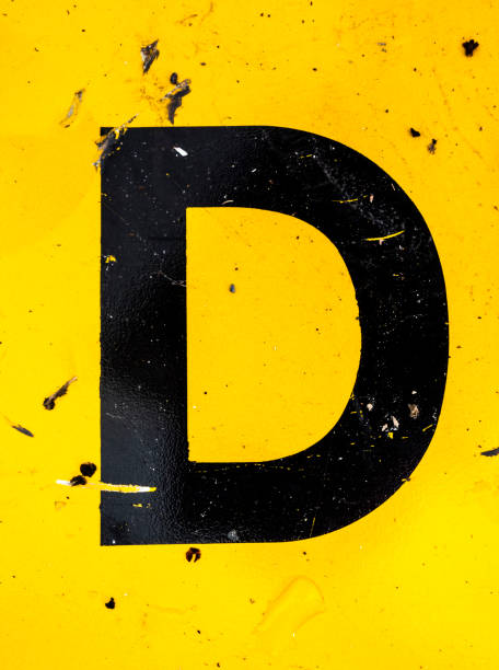 istock Written Wording in Distressed State Typography Found Letter D 1140611648