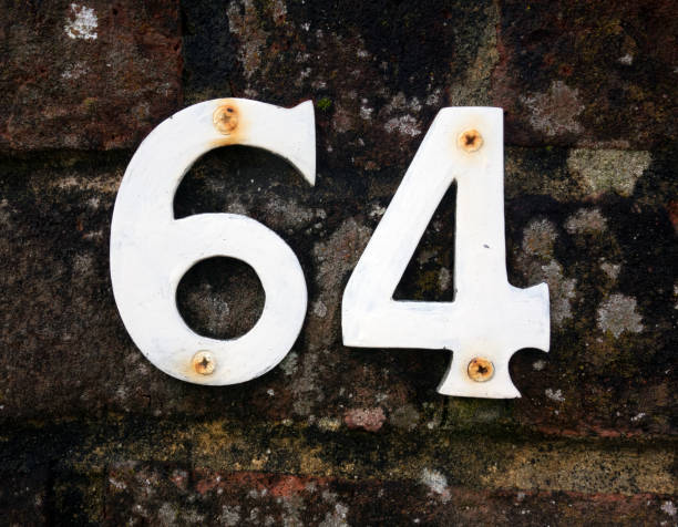 Written Wording in Distressed State Typography Found Number
