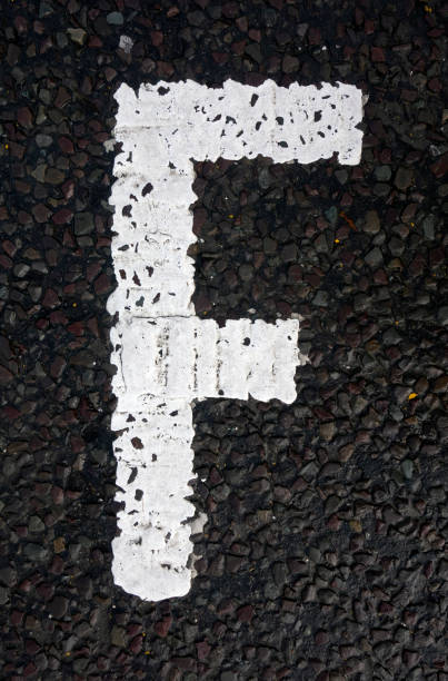 istock Written Wording in Distressed State Typography Found Letter F 1140613292