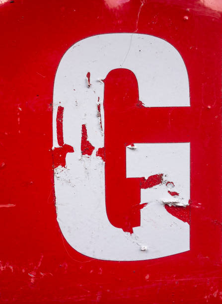 istock Written Wording in Distressed State Typography Found Letter G 1140613483