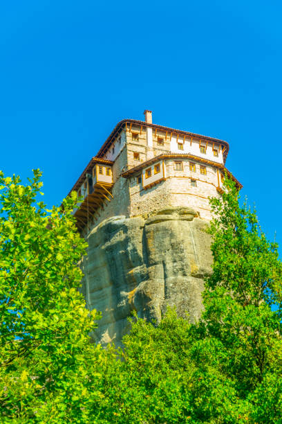 istock Monastery of Roussanou at Meteora, Greece 1140613672
