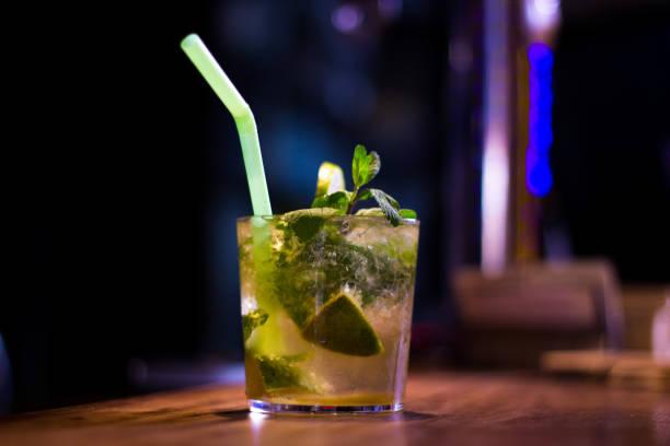 istock Mojito Cocktail on a bar counter 1140614164