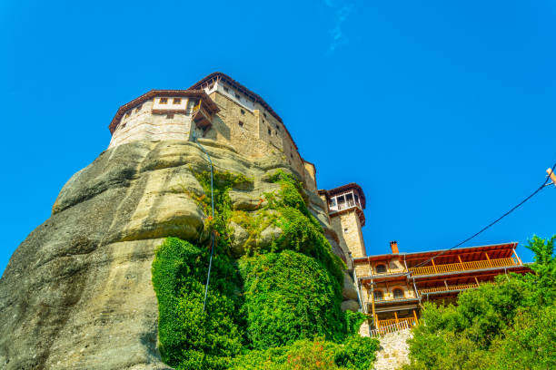 istock Monastery of Roussanou at Meteora, Greece 1140615382