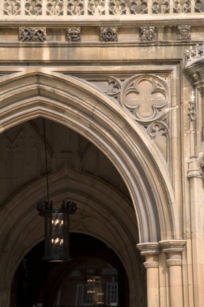 istock Entrance of Gloucester Cathedral, England 1140615536