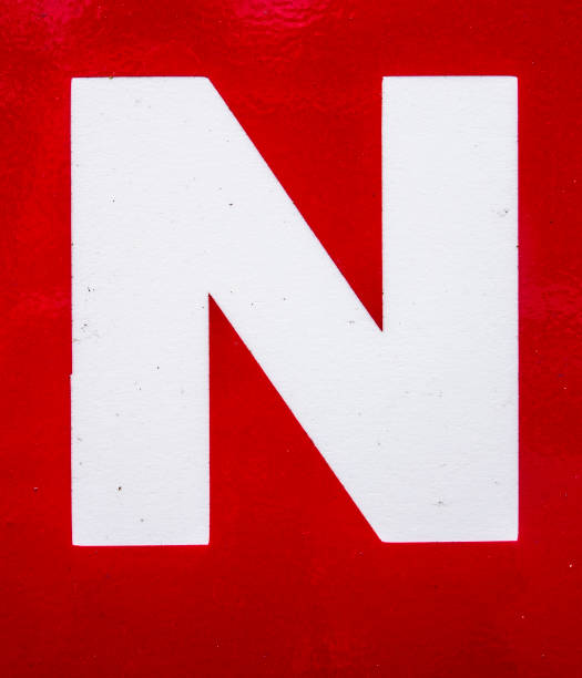 istock Written Wording in Distressed State Typography Found Letter N 1140615807