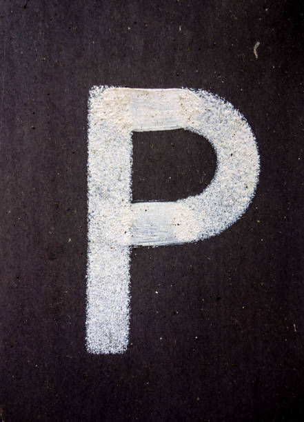 istock Written Wording in Distressed State Typography Found Letter P 1140616055