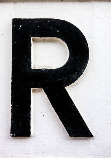 istock Written Wording in Distressed State Typography Found Letter R 1140616883