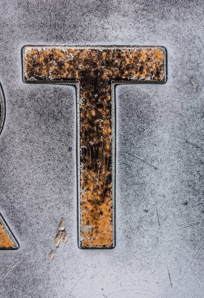 istock Written Wording in Distressed State Typography Found Letter T 1140617229