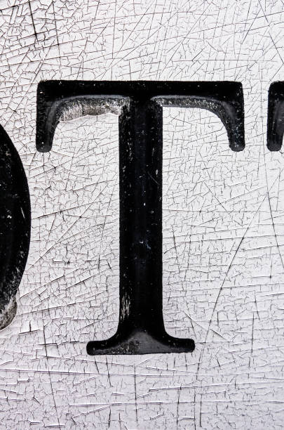 istock Written Wording in Distressed State Typography Found Letter T 1140617259