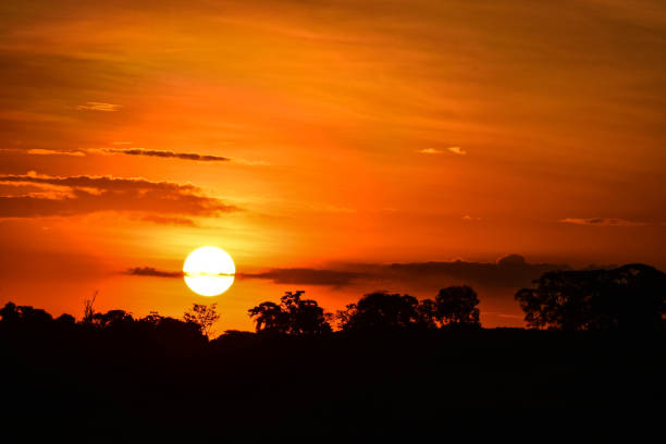 istock Beautiful Sunset over the horizon 1140618186