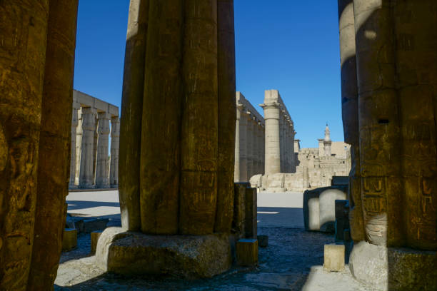 istock Luxor Temple Complex in Luxor, Egypt in Northern Africa 1140619909