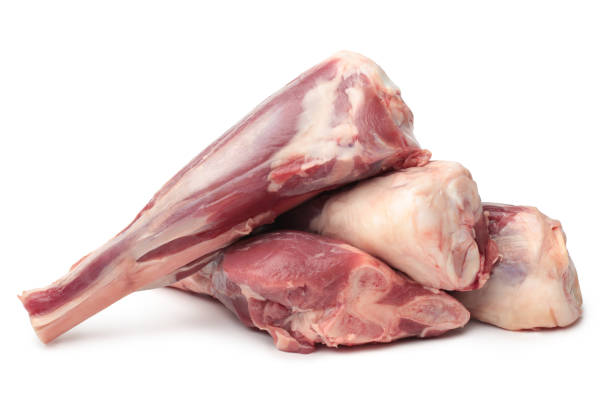 istock Fresh raw meat of leg young lamb 1140620764
