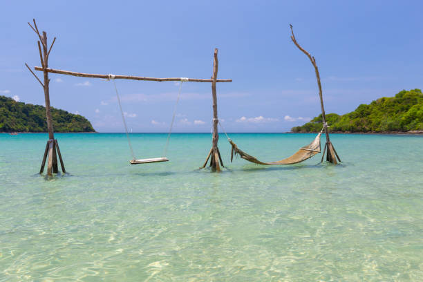 istock Swing at the sea. 1140620927