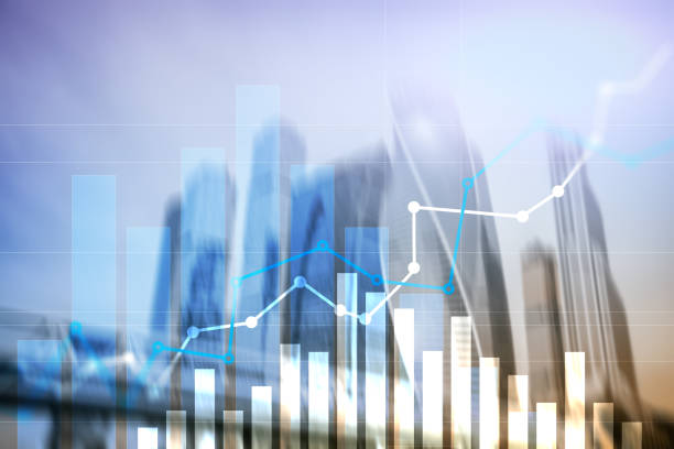 istock Financial growth graph. Sales increase, marketing strategy concept. 1140623789