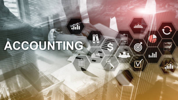 istock Accounting, Business and finance concept on virtual screen. 1140623887