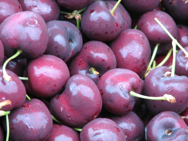 istock Red Cherries at a Farm Stand 1140624784