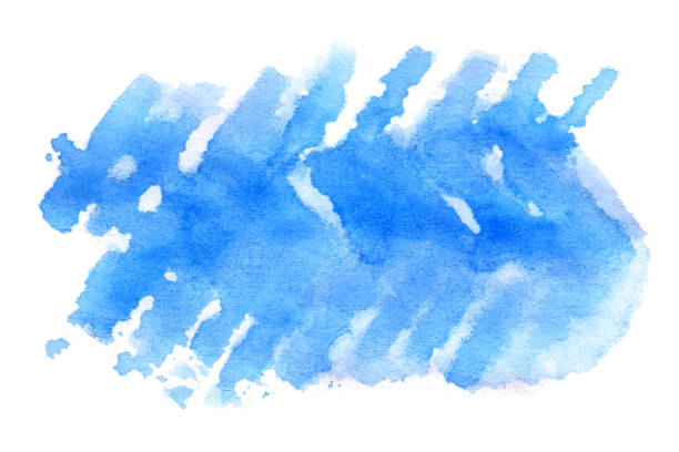 istock Multicolored abstract background. Illustration watercolor hand painting. Design element. 1140624994
