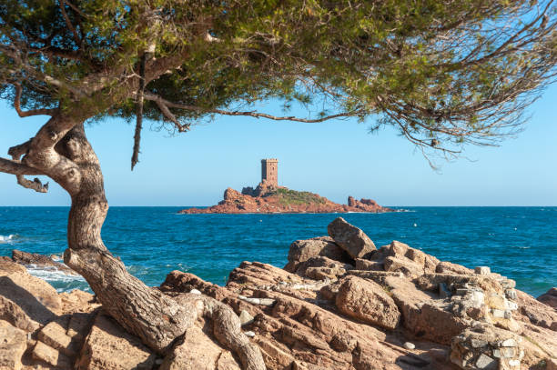 istock Coastal landscape at Cape Dramont near Saint-Raphael 1140625031