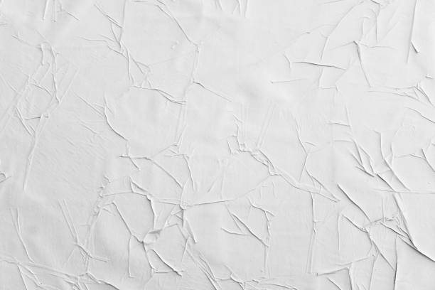 istock Crumpled creased posters grunge paper textures. 1140627971