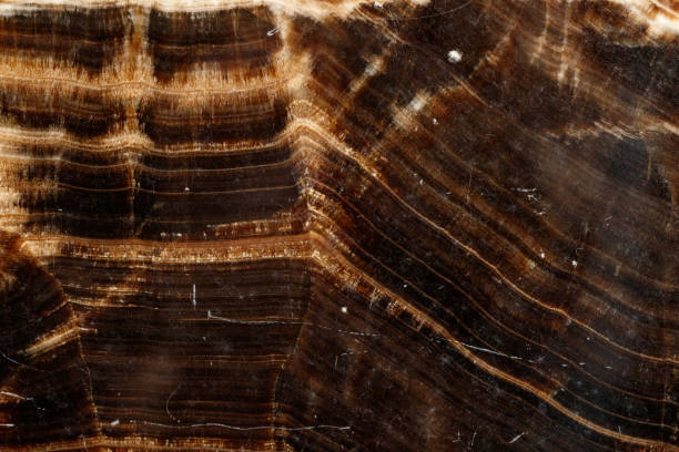 istock Macro stone mineral onyx marble on a black background 1140628703