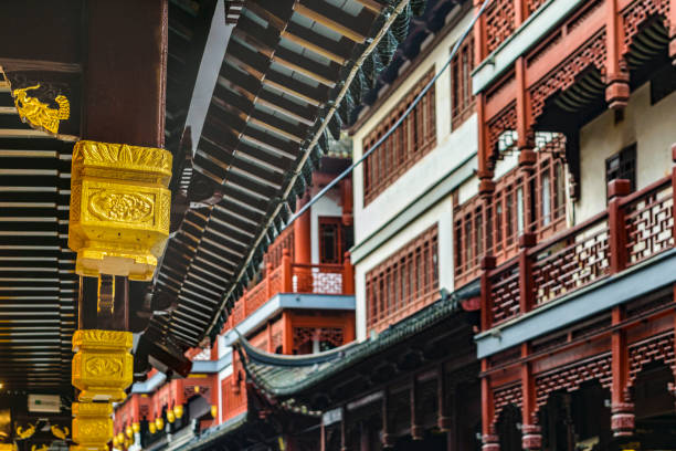 istock Shanghai Old Street, China 1140628929