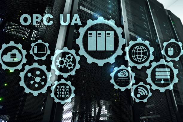 istock OPC Unified Architecture. Data Transmission in Industrial Networks concept. 1140630186