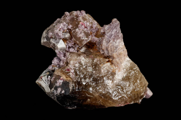 istock Tourmaline mineral stone close-up on a black background 1140633770