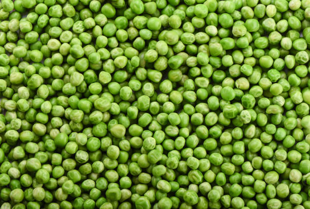 istock Green peas as a background. Green peas wallpaper 1140635518