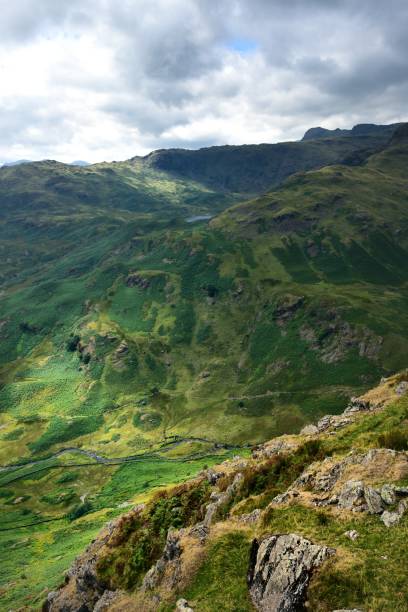 istock Easedale Tarn hiding in the bowl 1140639426