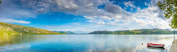 Orestiada/Kastoria lake in Greece