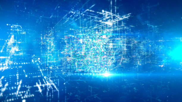 istock Digital futuristic internet background concept 1140645386