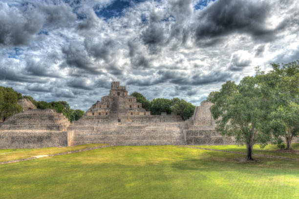 istock Edzna, a Mayan archaeological Site with the 