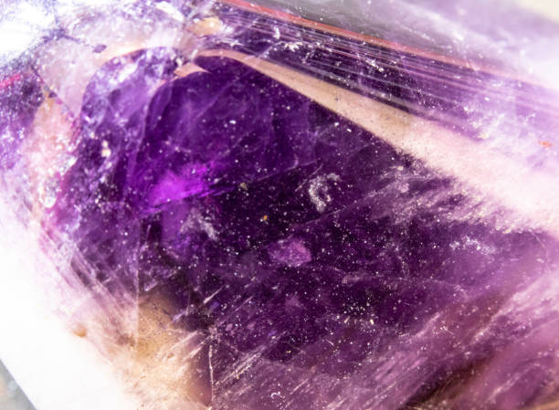 istock Extreme Close Up of An Amethyst Crystal Quartz Abstract 1140651681