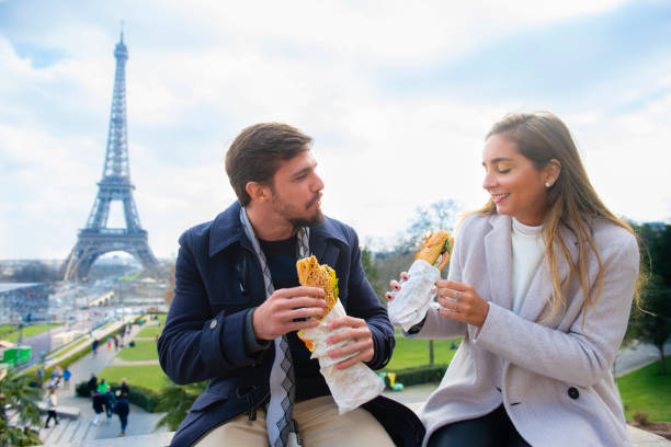 istock Picnic in front of the Eiffel tower 1140652906