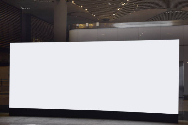 istock Blank billboard (has clipping path) at the airport 1140653923