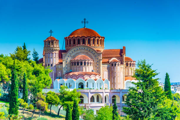 istock Saint Paul cathedral in Thessaloniki, Greece 1140660947
