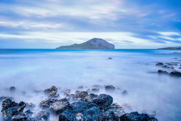 istock Rabiit Island on a Stormy Night 1140661759