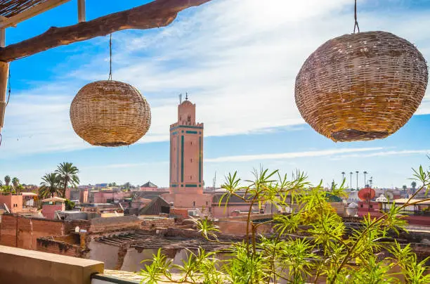 Photo of Panoramic view of Marrakesh and old medina, Morocco