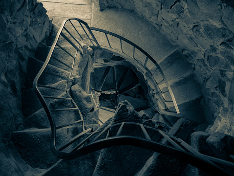 Escalera de piedra abstracta photo