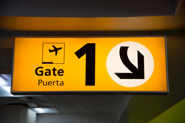 istock Airport signage sign 1140664031