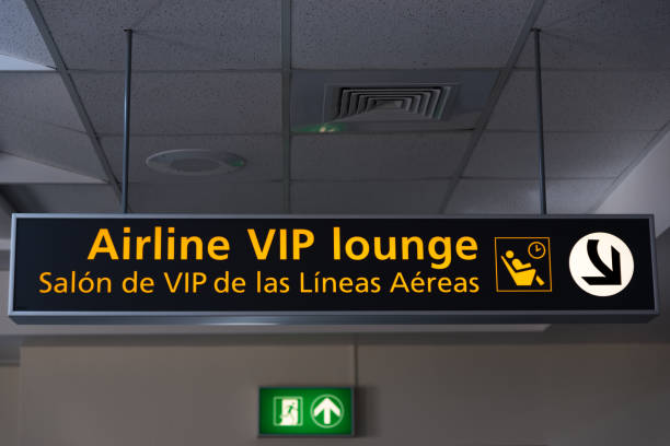 vip-lounge-signage - stargate stock-fotos und bilder