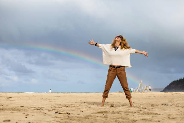 istock 44 years old women having fun in beautiful Hawaii 1140665822