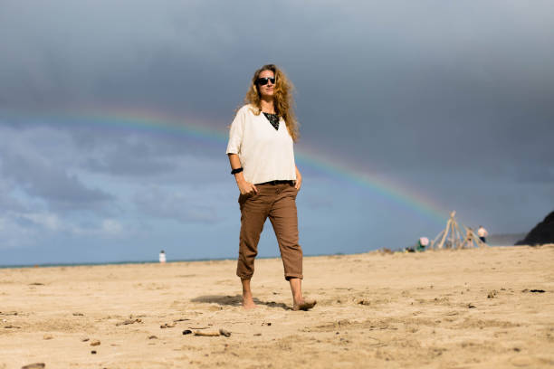 istock 44 years old women having fun in beautiful Hawaii 1140665823