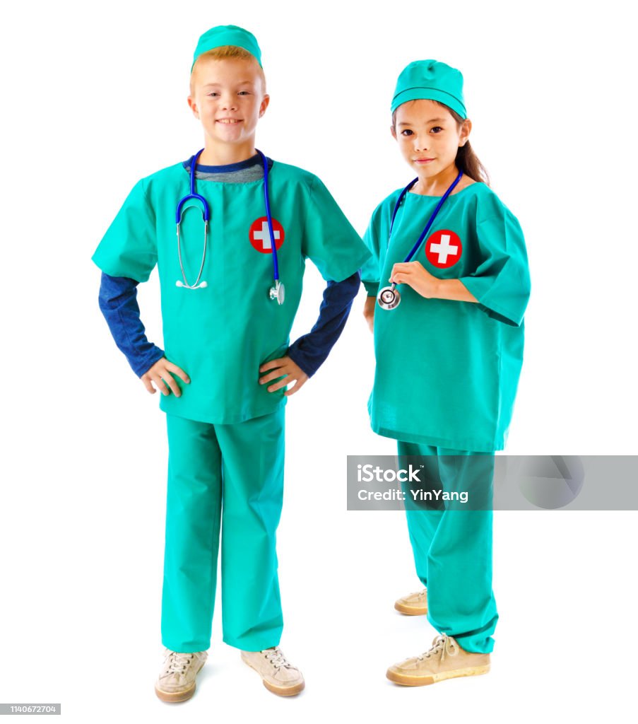 Khát Vọng Nghề Nghiệp Của Trẻ Em Gái Và Cậu Bé Trở Thành Bác Sĩ Và ...