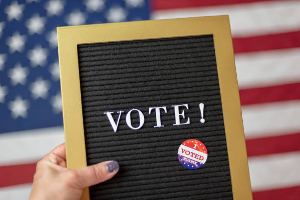 istock American elections background - vote 1140673410