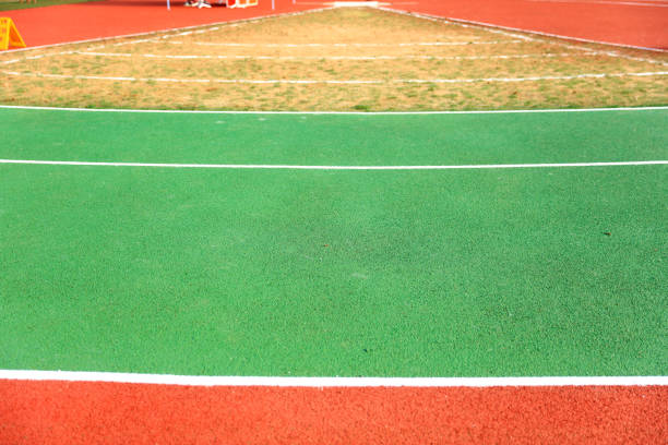 Running track on the seaside.